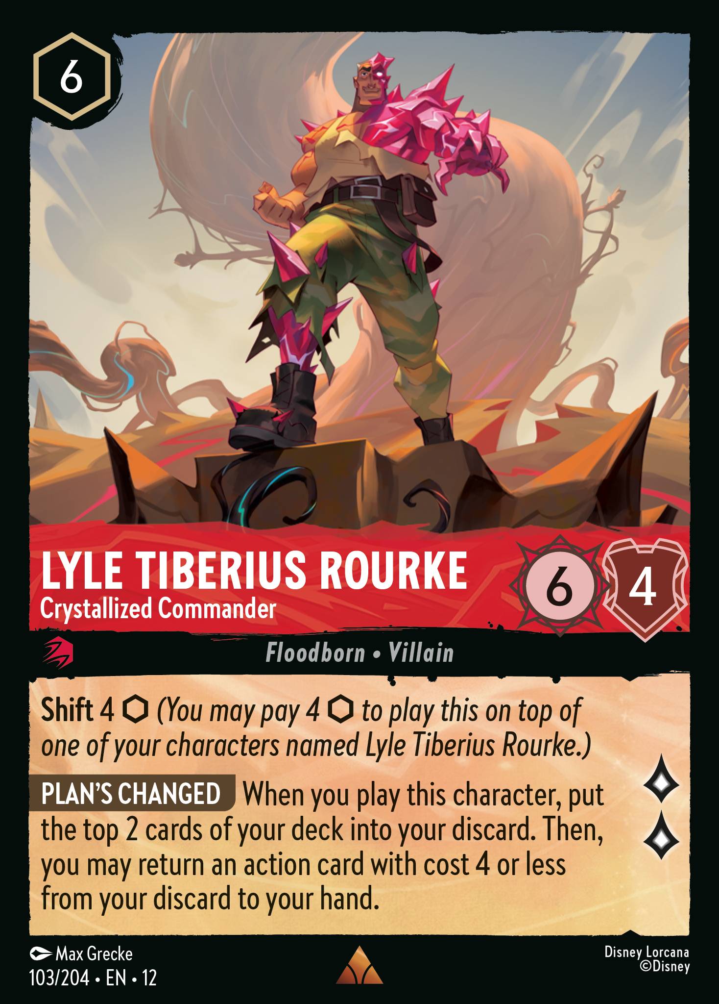Lyle Tiberius Rourke Wilds Unknown Lorcana Card Lyle Tiberius Rourke Wilds Unknown Lorcana Card