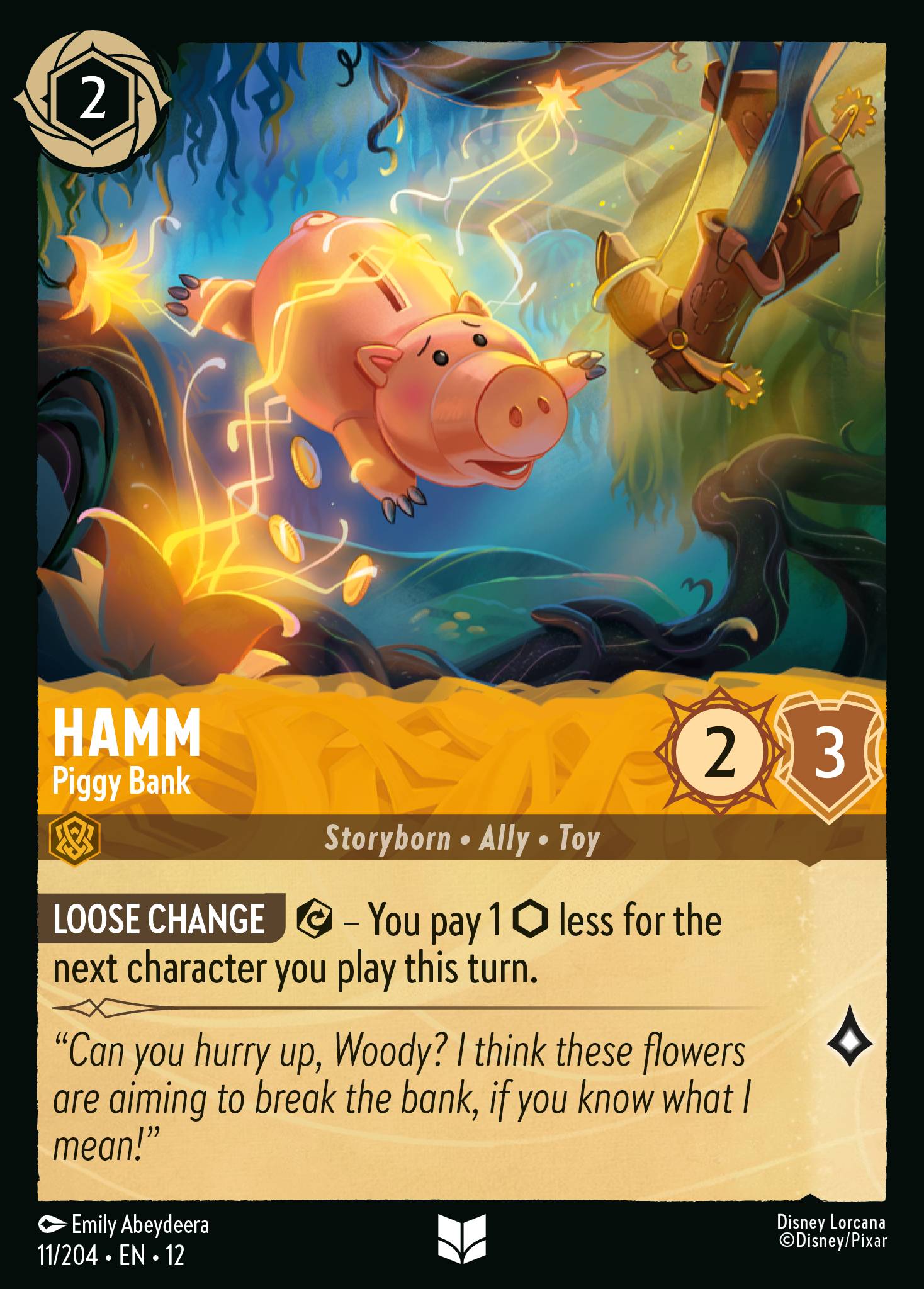 Hamm Wilds Unknown Lorcana Card Hamm Wilds Unknown Lorcana Card