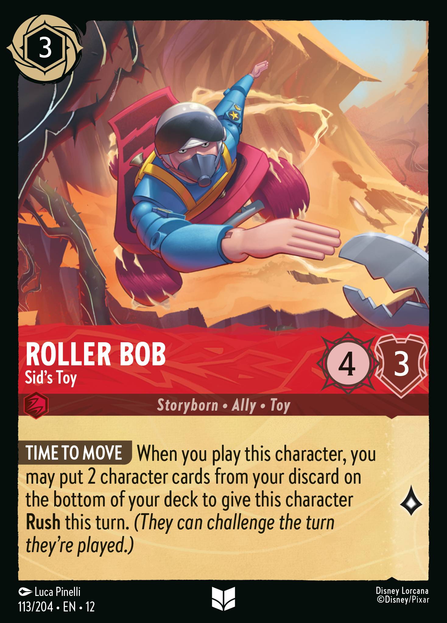 Roller Bob Wilds Unknown Lorcana Card Roller Bob Wilds Unknown Lorcana Card