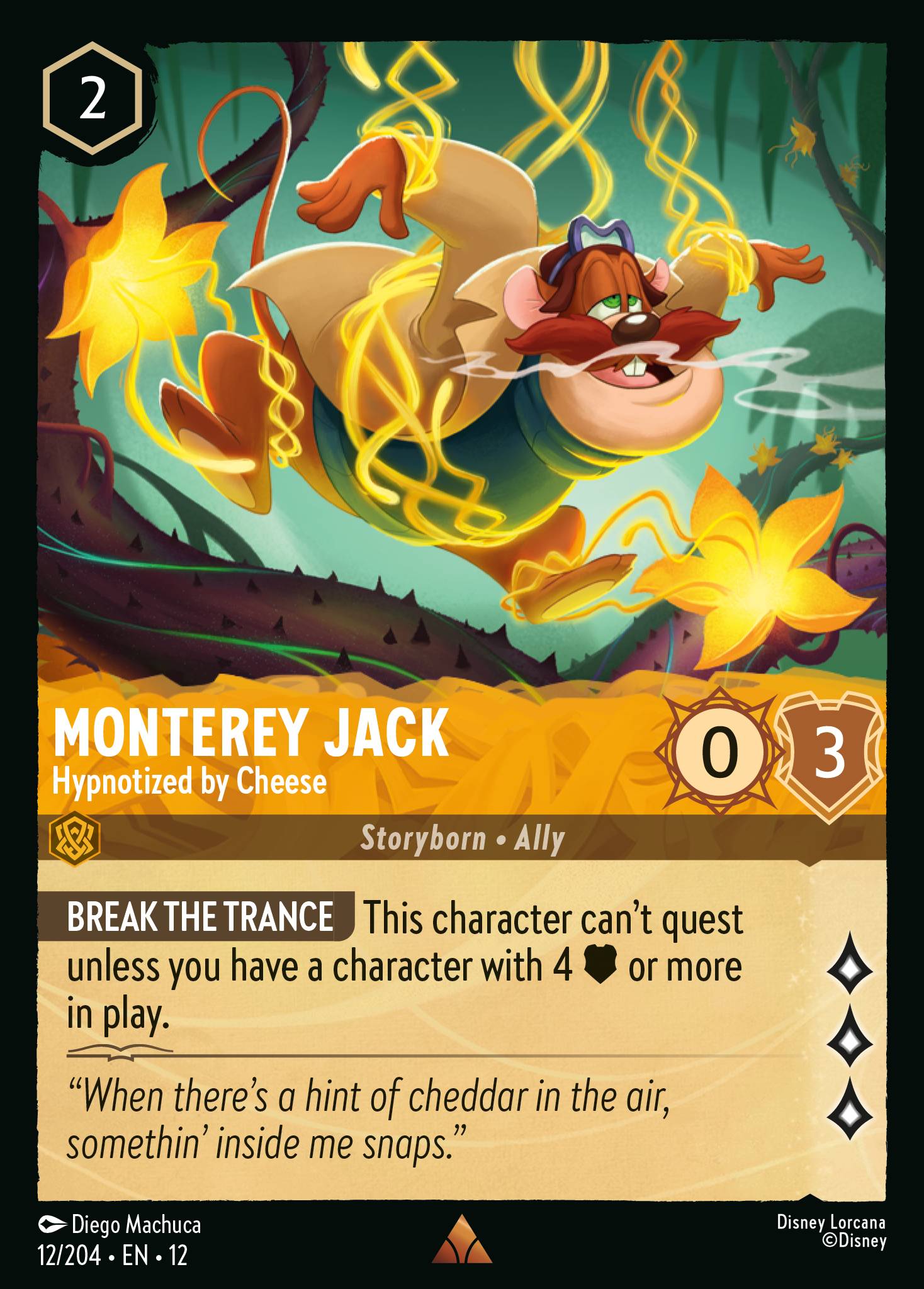 Monterey Jack Wilds Unknown Lorcana Card Monterey Jack Wilds Unknown Lorcana Card
