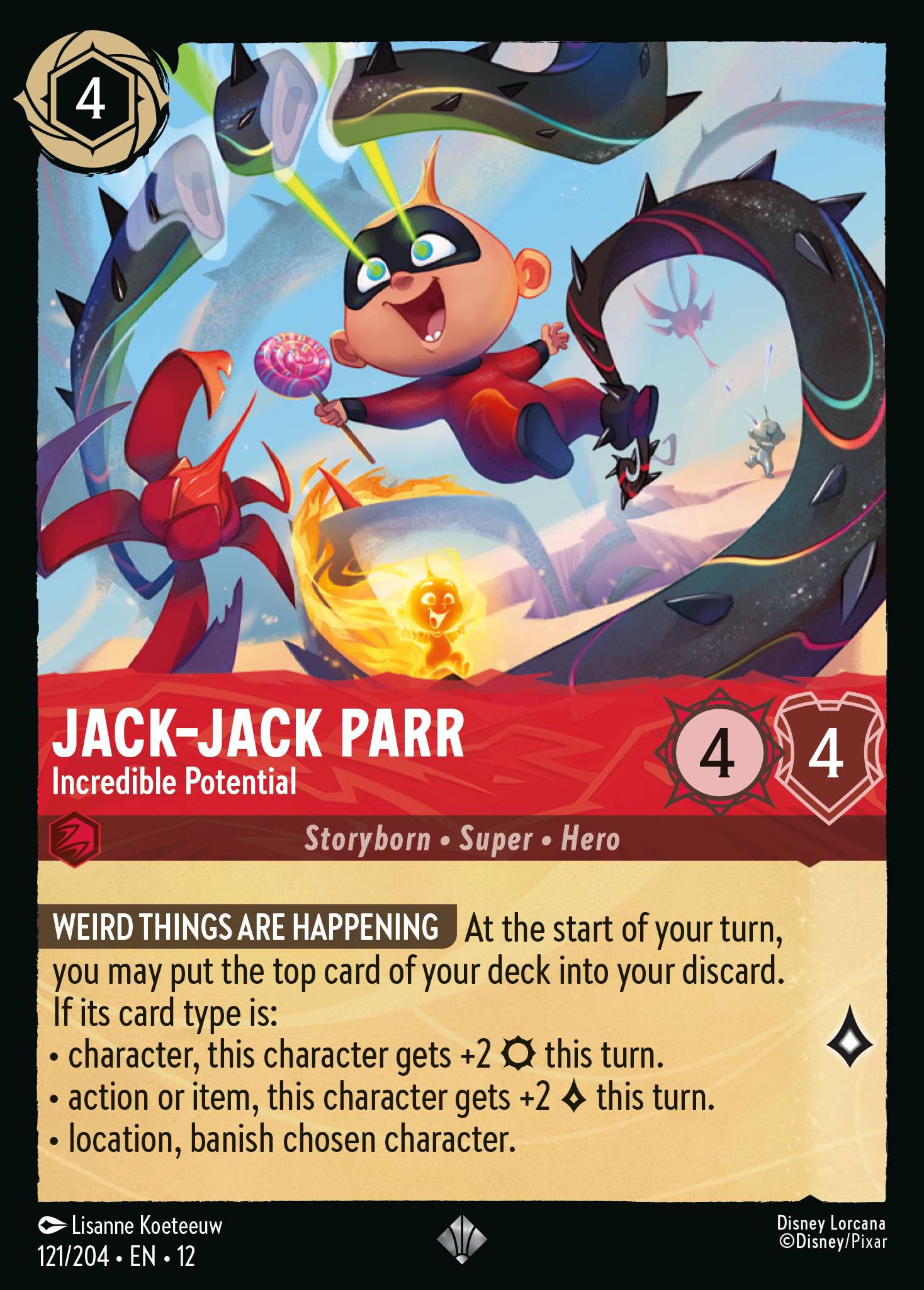 Jack-Jack Parr Wilds Unknown Lorcana Card Jack-Jack Parr Wilds Unknown Lorcana Card