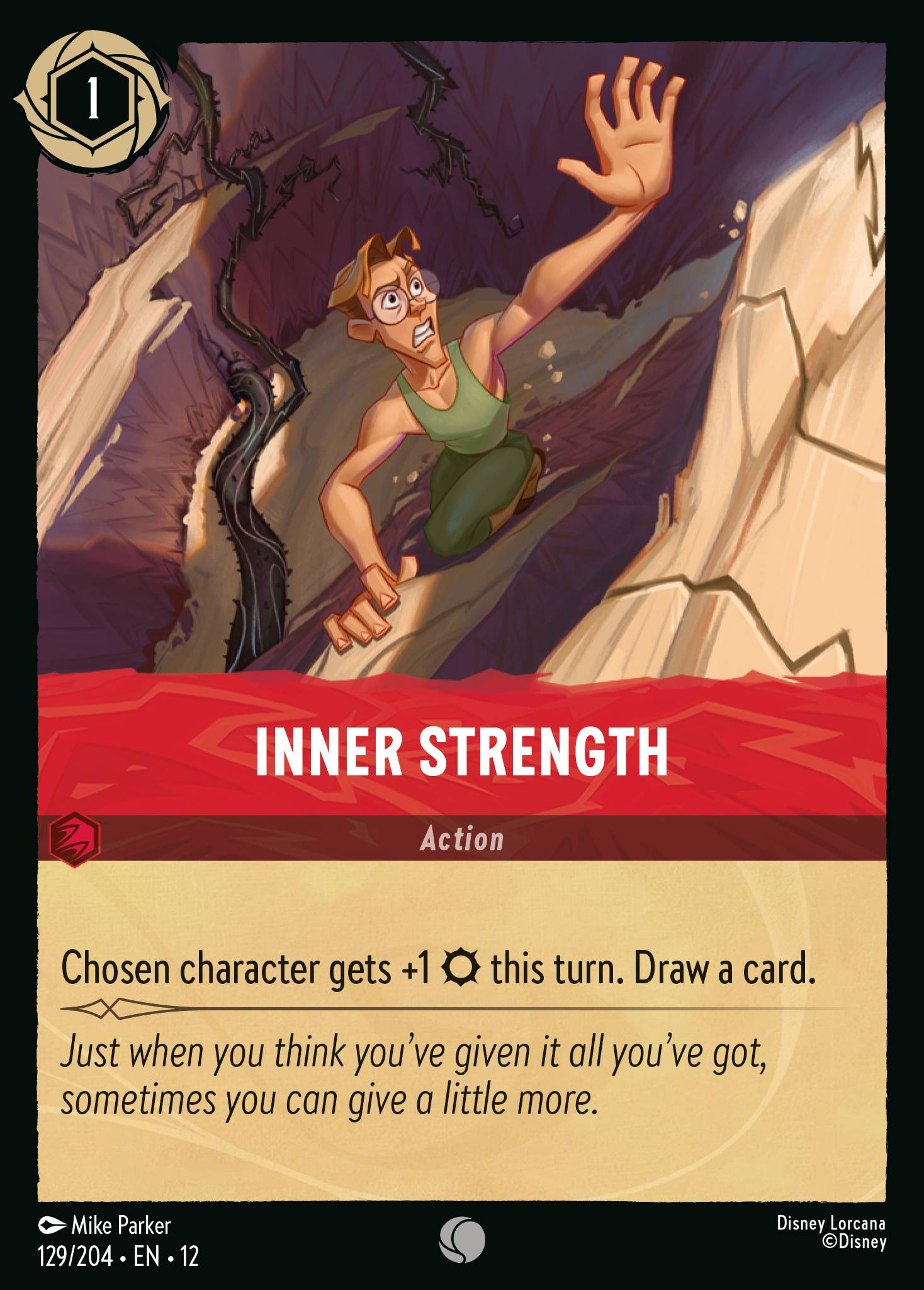 Inner Strength Wilds Unknown Lorcana Card Inner Strength Wilds Unknown Lorcana Card