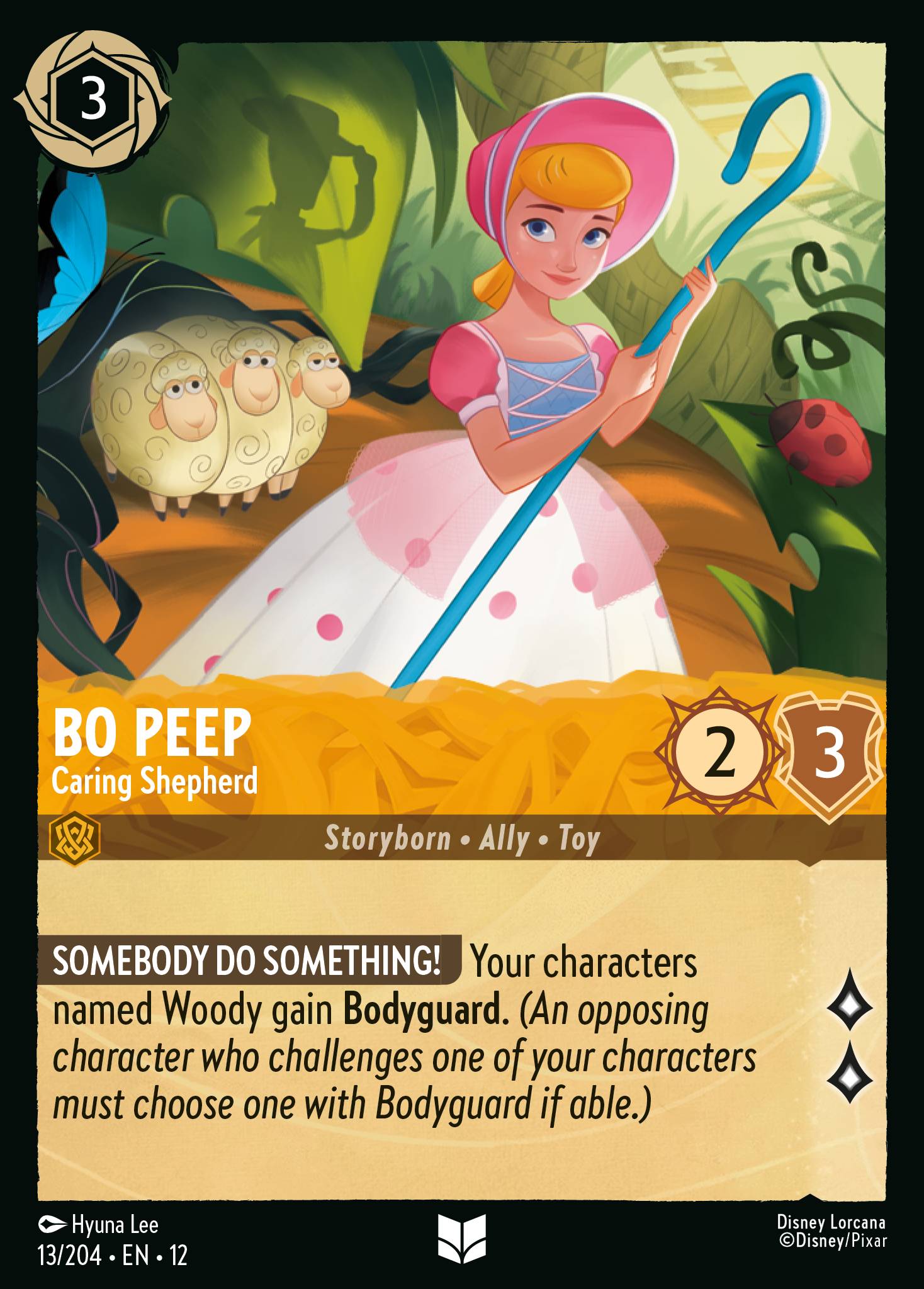 Bo Peep Wilds Unknown Lorcana Card Bo Peep Wilds Unknown Lorcana Card