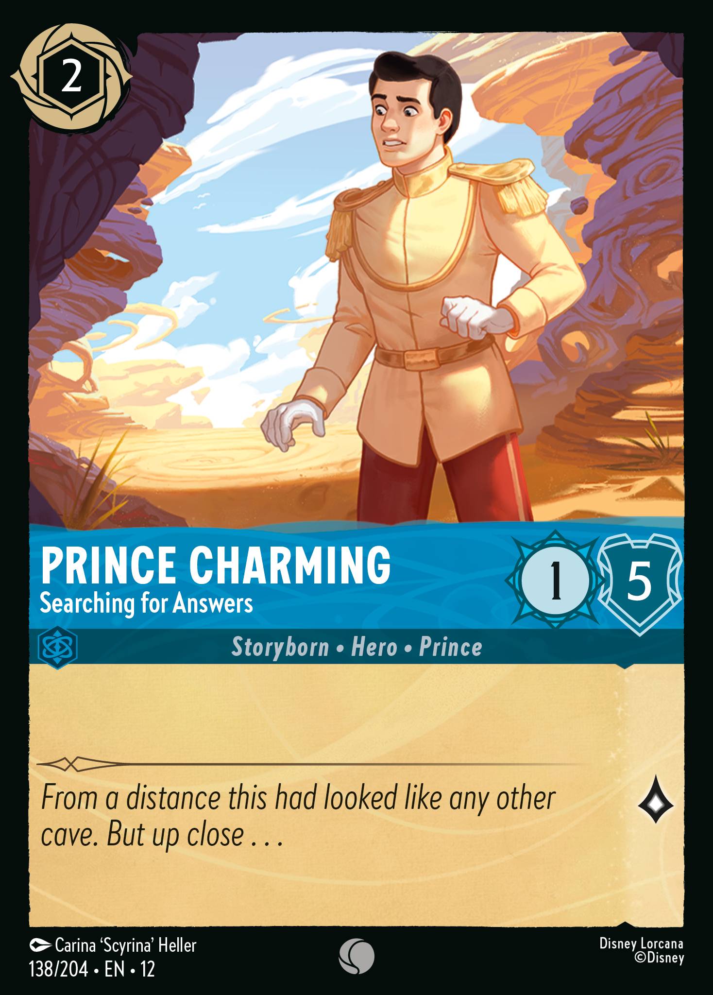 Prince Charming Wilds Unknown Lorcana Card Prince Charming Wilds Unknown Lorcana Card