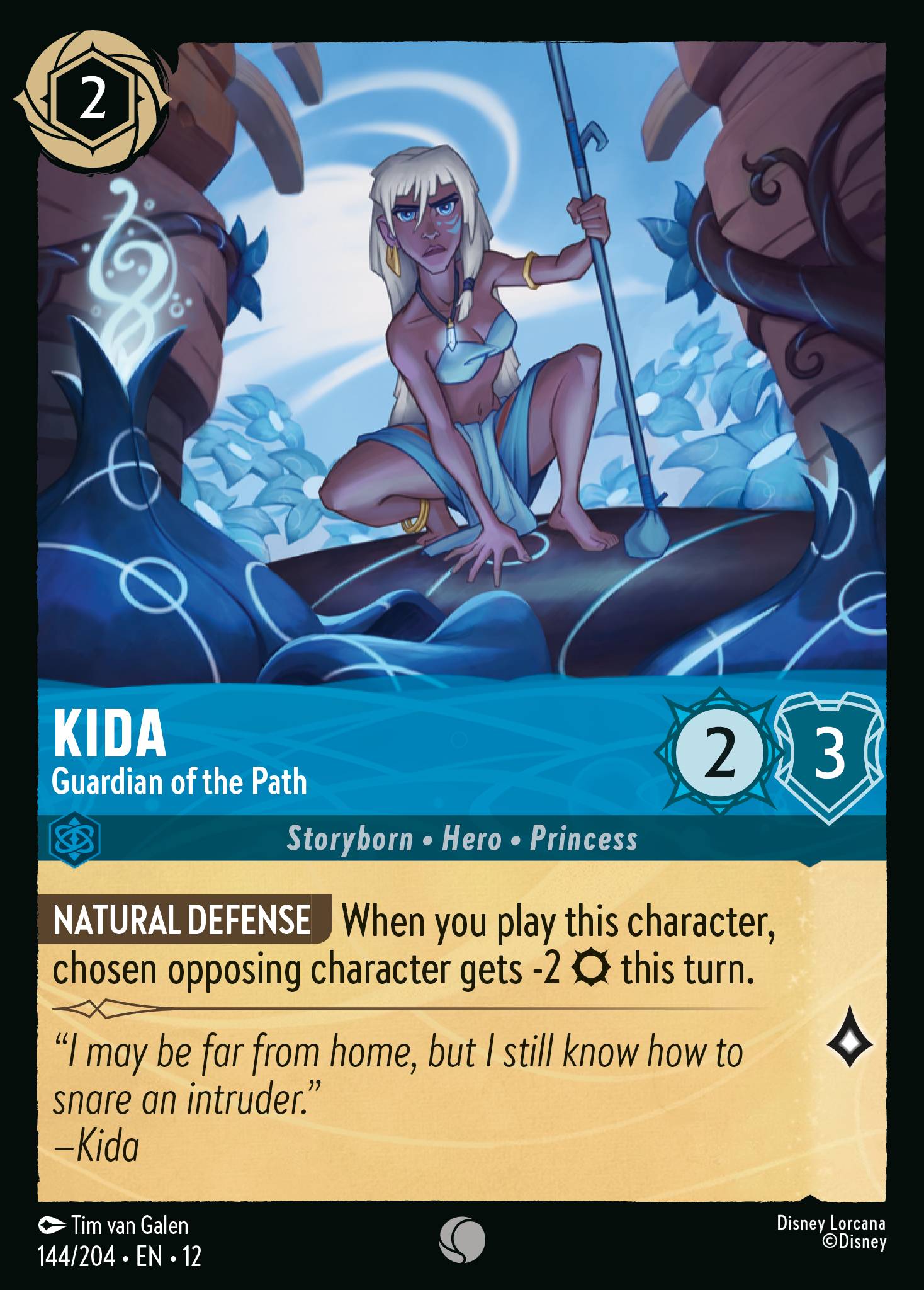 Kida Wilds Unknown Lorcana Card Kida Wilds Unknown Lorcana Card