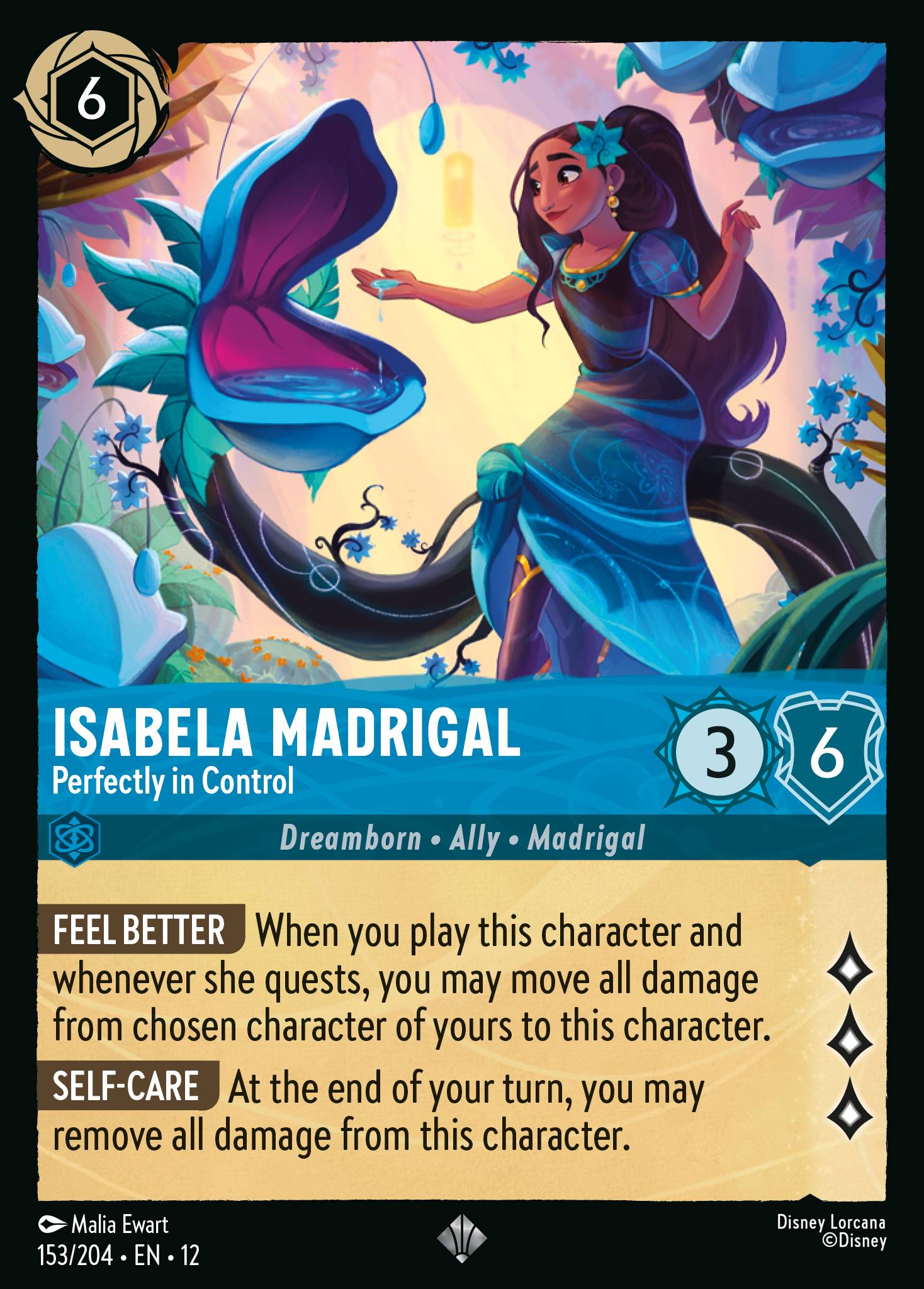 Isabela Madrigal Wilds Unknown Lorcana Card Isabela Madrigal Wilds Unknown Lorcana Card