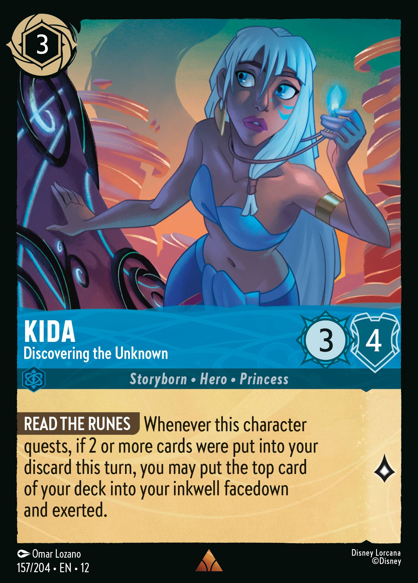 Kida Wilds Unknown Lorcana Card Kida Wilds Unknown Lorcana Card