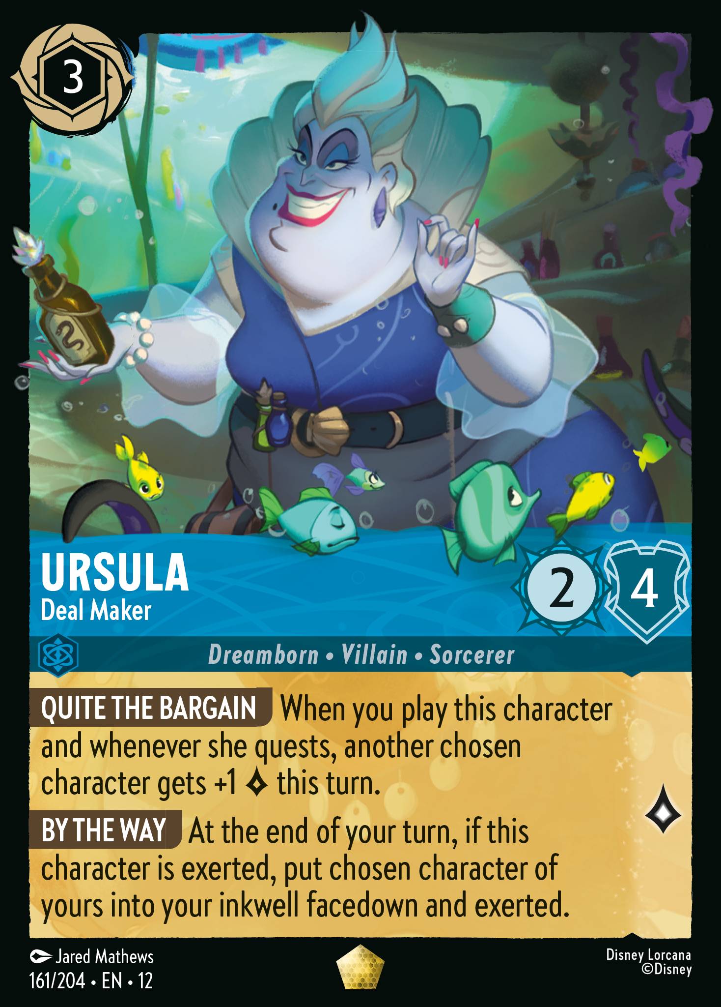 Ursula Wilds Unknown Lorcana Card Ursula Wilds Unknown Lorcana Card