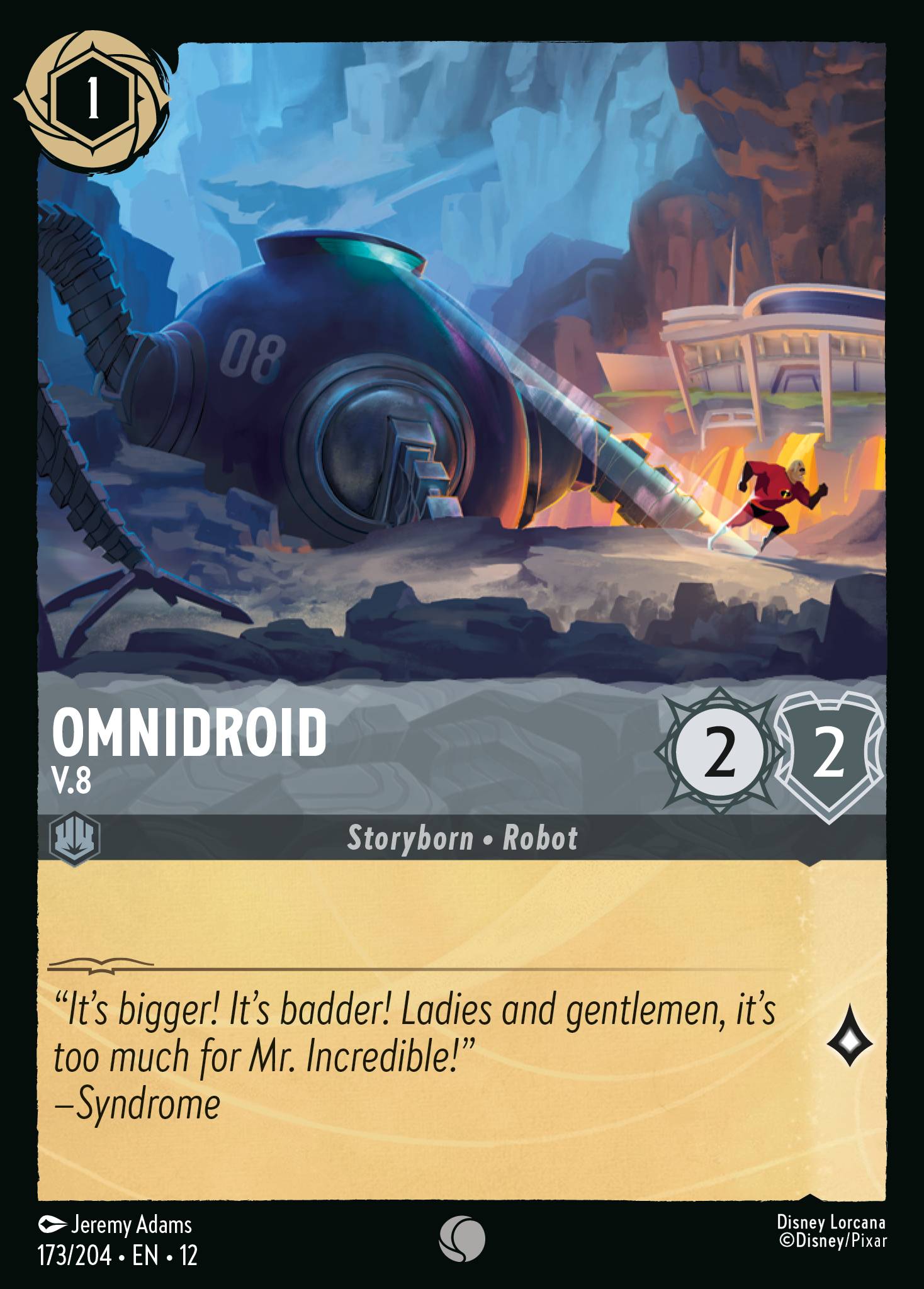 Omnidroid Wilds Unknown Lorcana Card Omnidroid Wilds Unknown Lorcana Card