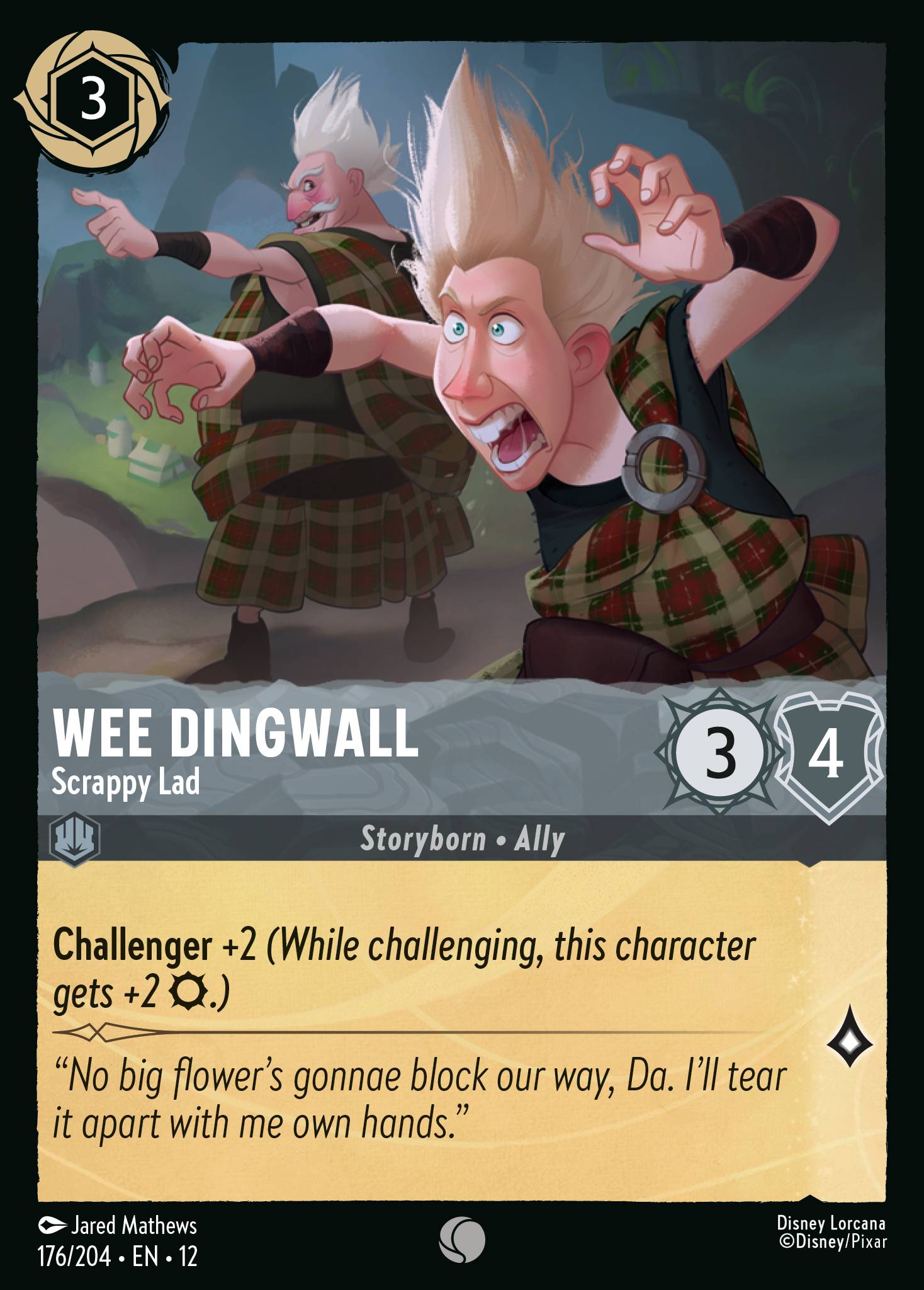 Wee Dingwall Wilds Unknown Lorcana Card Wee Dingwall Wilds Unknown Lorcana Card