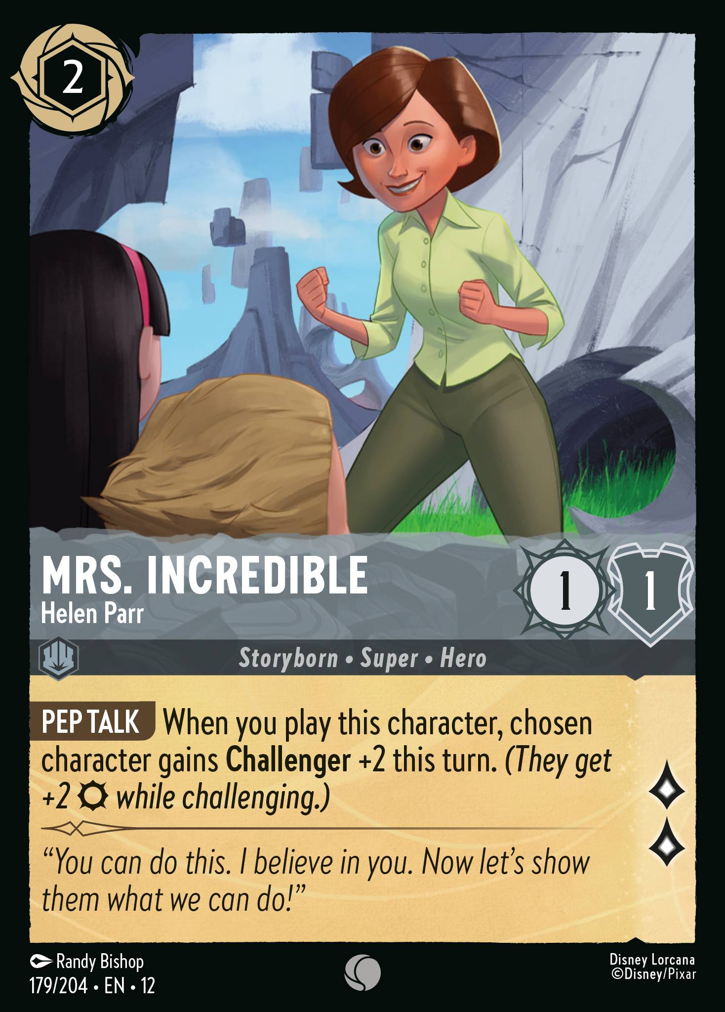 Mrs. Incredible Wilds Unknown Lorcana Card Mrs. Incredible Wilds Unknown Lorcana Card