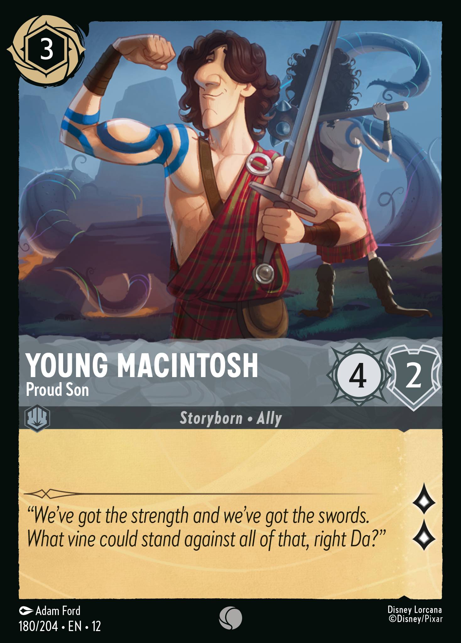 Young Macintosh Wilds Unknown Lorcana Card Young Macintosh Wilds Unknown Lorcana Card