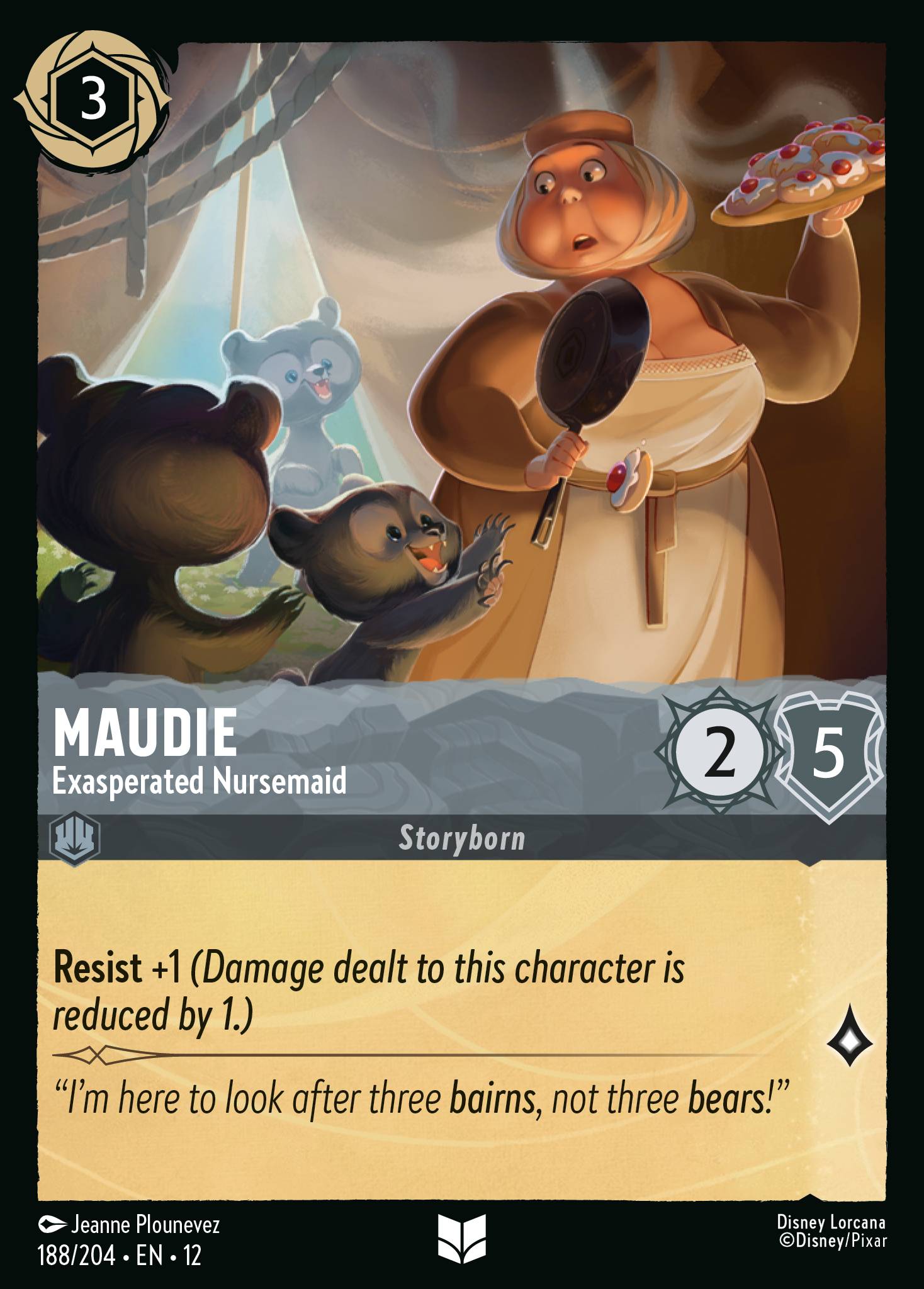 Maudie Wilds Unknown Lorcana Card Maudie Wilds Unknown Lorcana Card