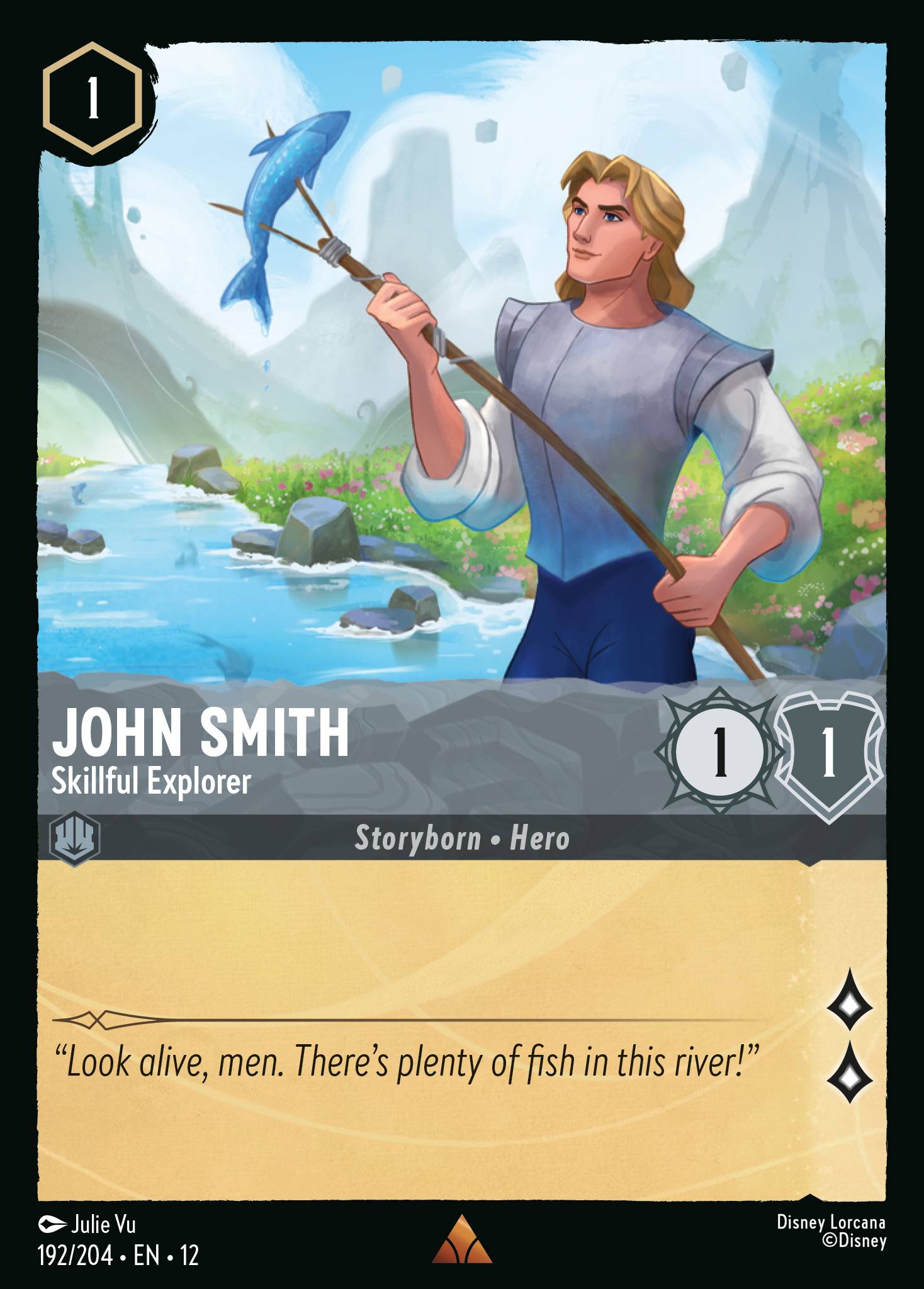 John Smith Wilds Unknown Lorcana Card John Smith Wilds Unknown Lorcana Card