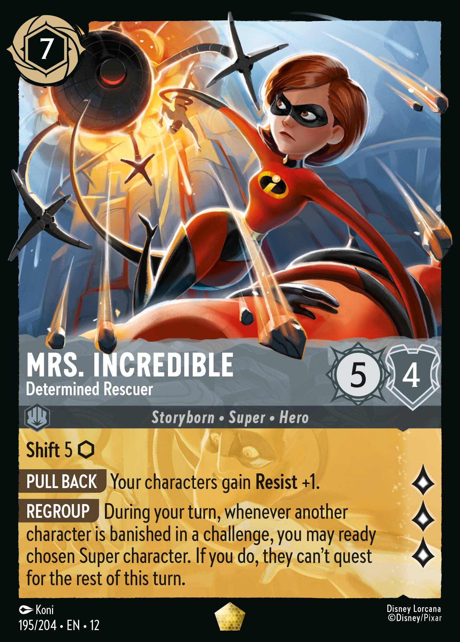 Mrs. Incredible Wilds Unknown Lorcana Card Mrs. Incredible Wilds Unknown Lorcana Card
