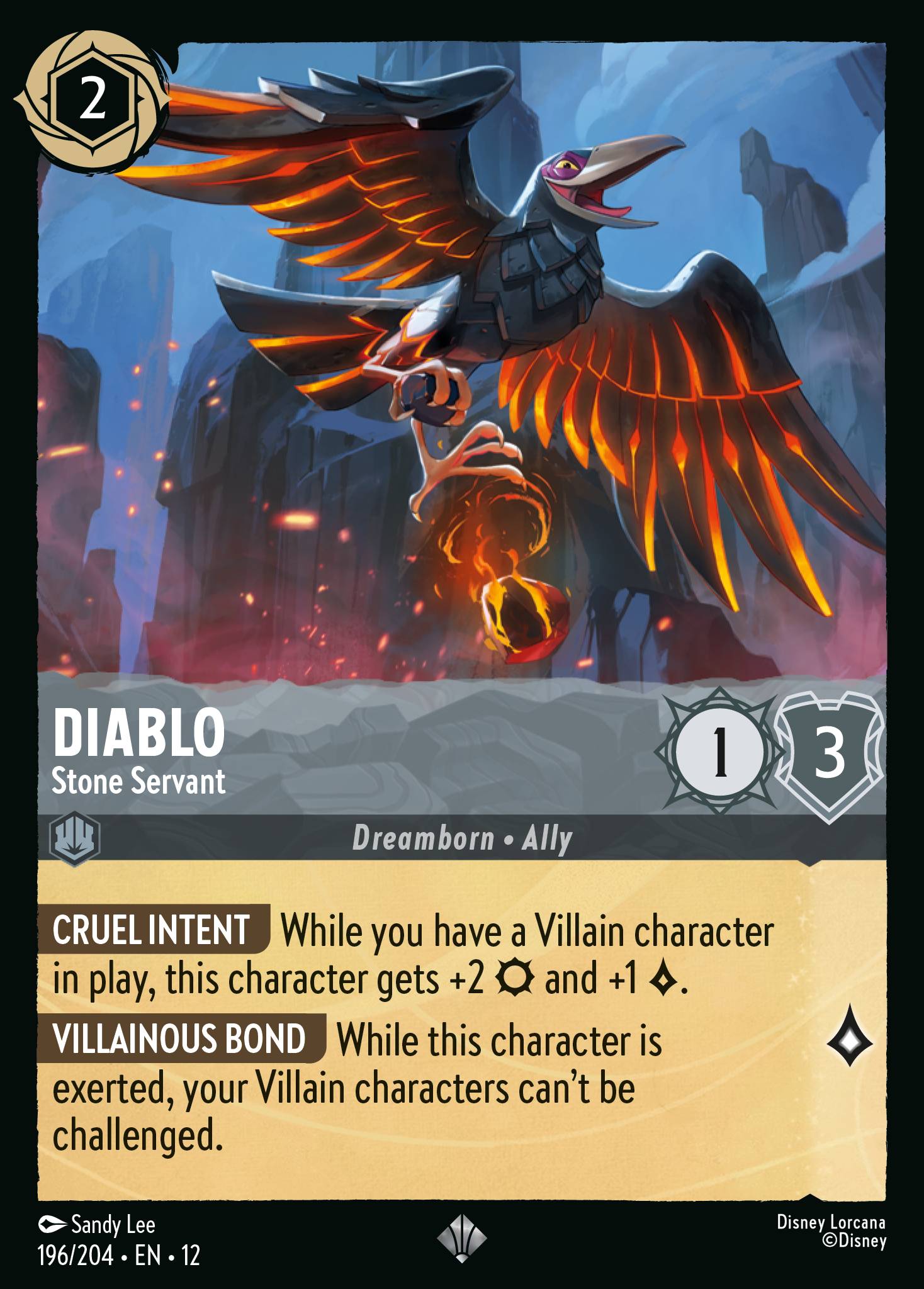 Diablo Wilds Unknown Lorcana Card Diablo Wilds Unknown Lorcana Card