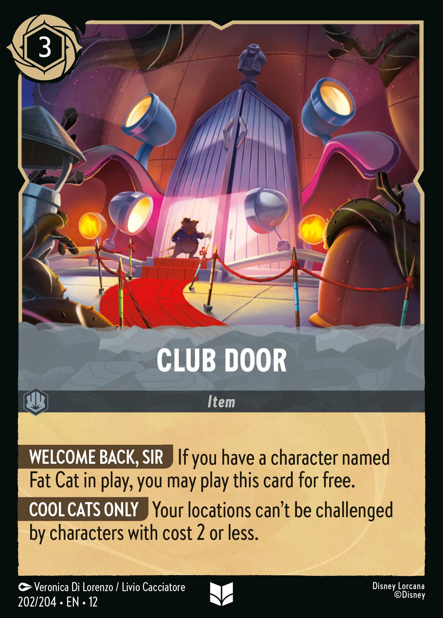 Club Door Wilds Unknown Lorcana Card Club Door Wilds Unknown Lorcana Card