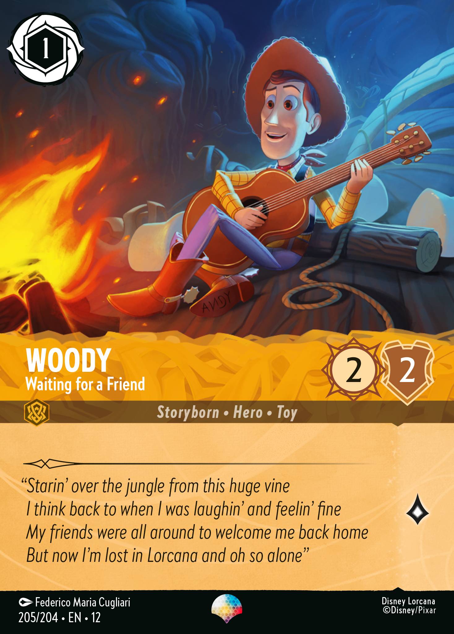 Woody Wilds Unknown Lorcana Card Woody Wilds Unknown Lorcana Card