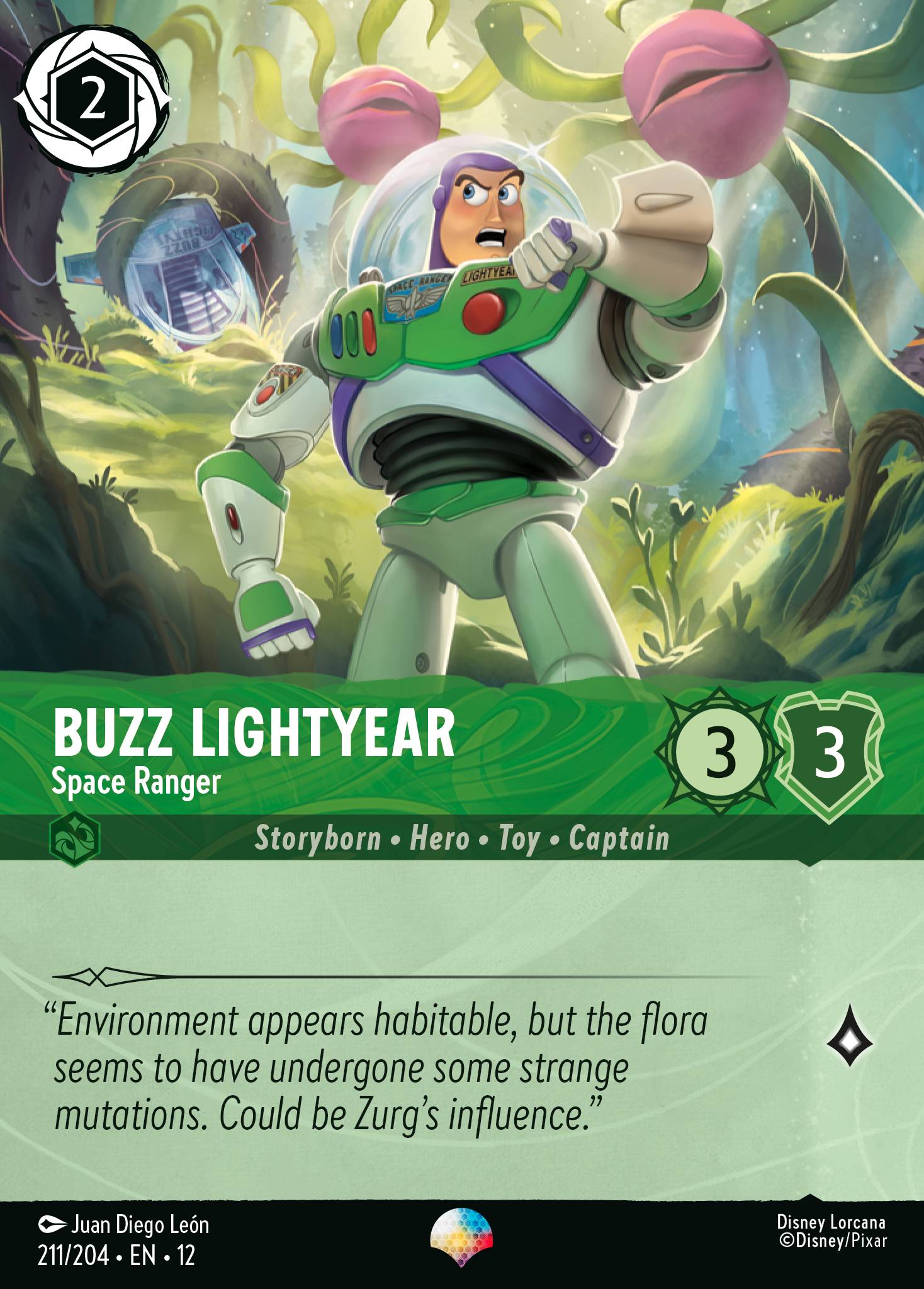 Buzz Lightyear Wilds Unknown Lorcana Card Buzz Lightyear Wilds Unknown Lorcana Card
