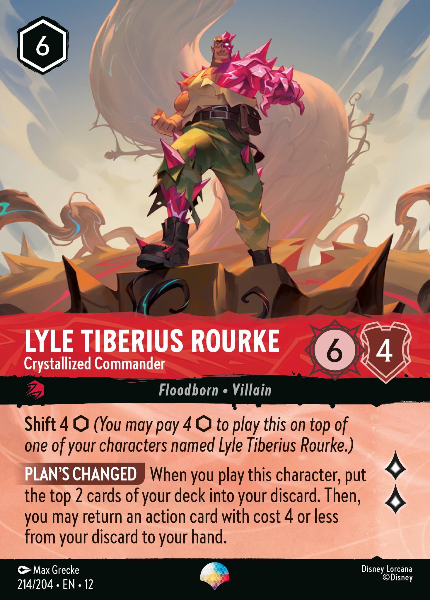 Lyle Tiberius Rourke Wilds Unknown Lorcana Card Lyle Tiberius Rourke Wilds Unknown Lorcana Card