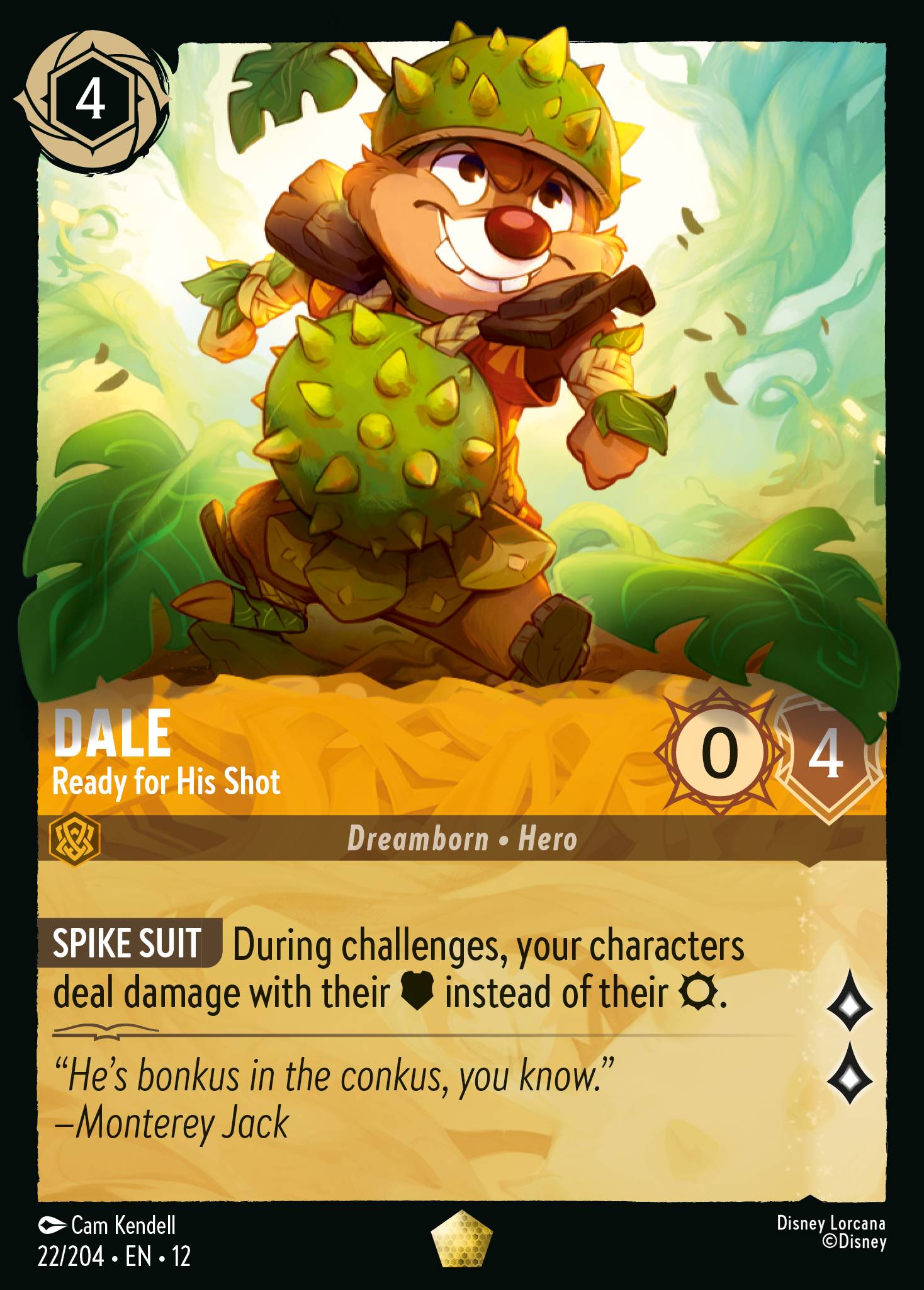 Dale Wilds Unknown Lorcana Card Dale Wilds Unknown Lorcana Card