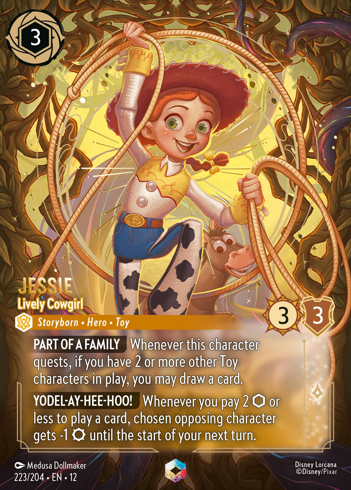 Jessie Wilds Unknown Lorcana Card Jessie Wilds Unknown Lorcana Card