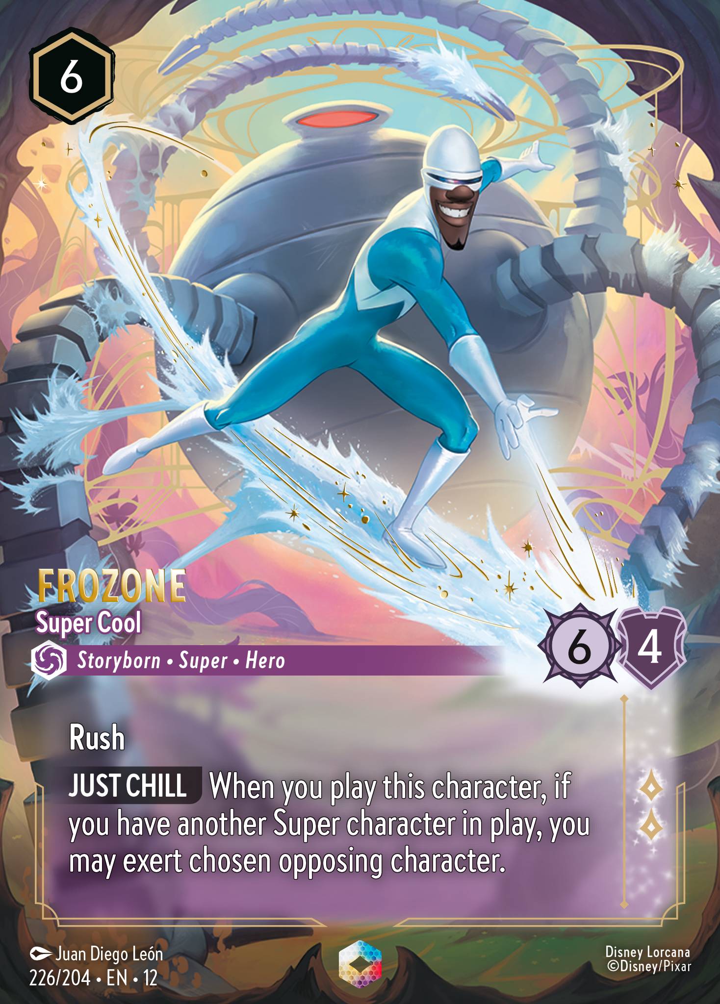Frozone Wilds Unknown Lorcana Card Frozone Wilds Unknown Lorcana Card