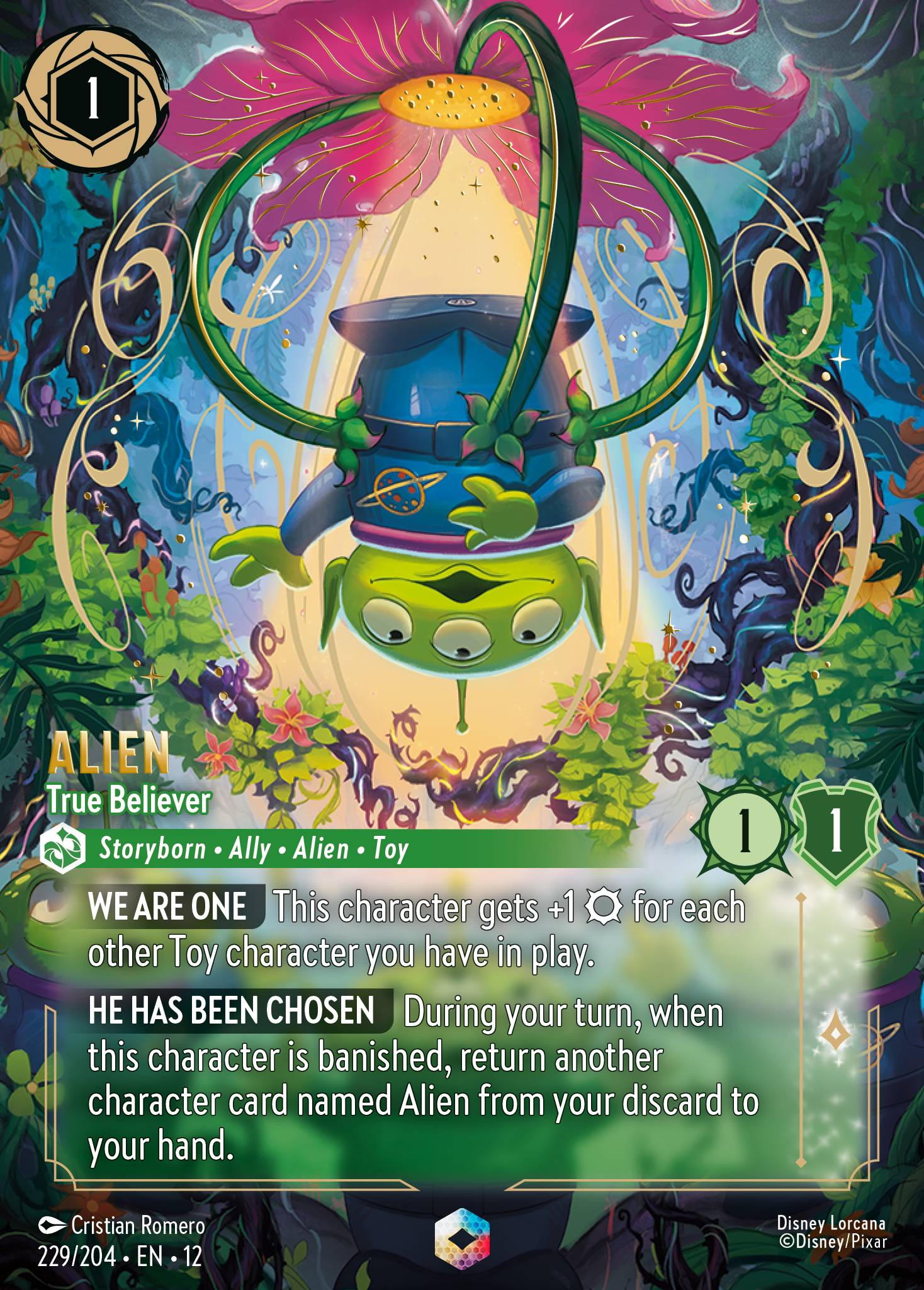 Alien Wilds Unknown Lorcana Card Alien Wilds Unknown Lorcana Card