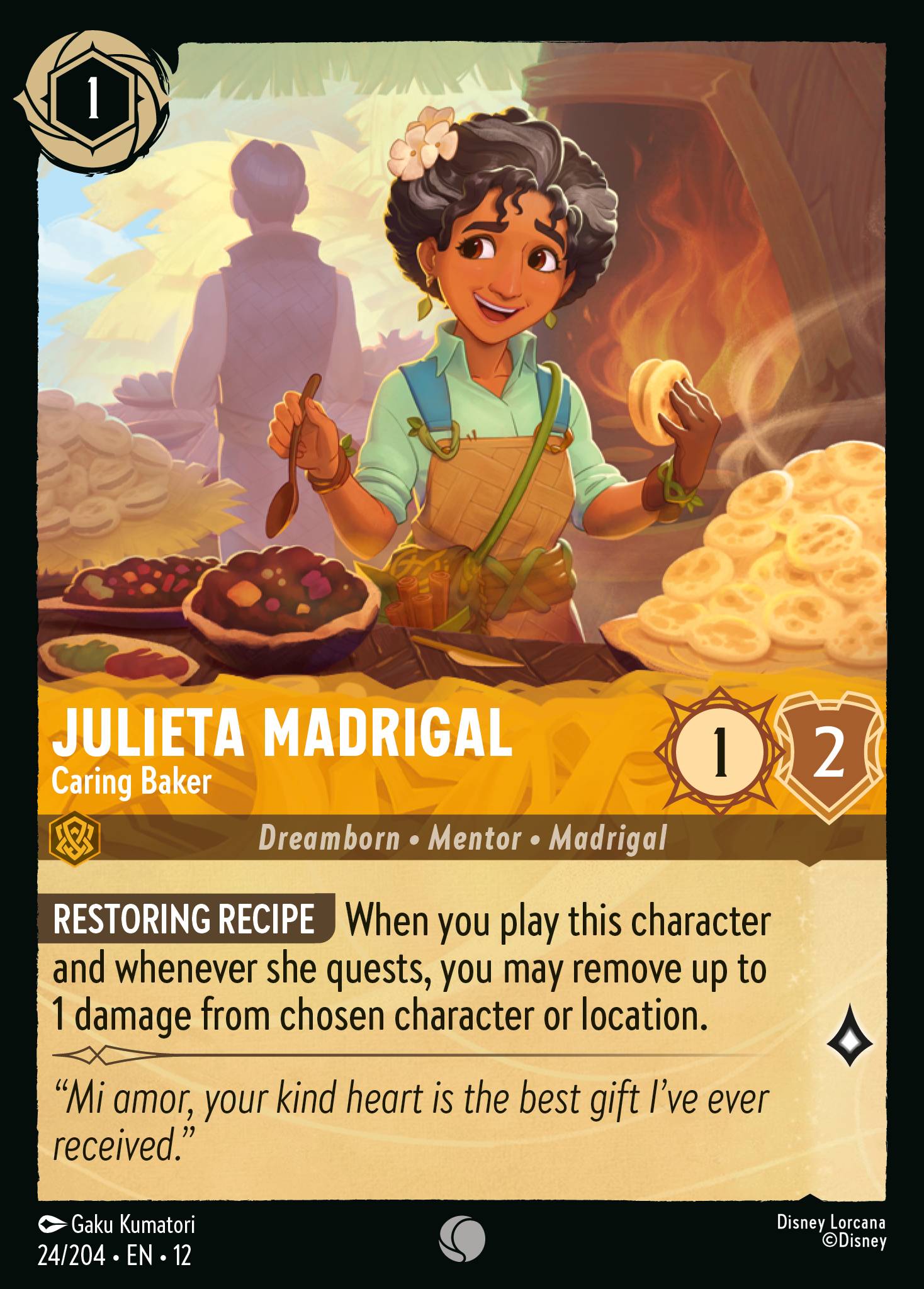 Julieta Madrigal Wilds Unknown Lorcana Card Julieta Madrigal Wilds Unknown Lorcana Card