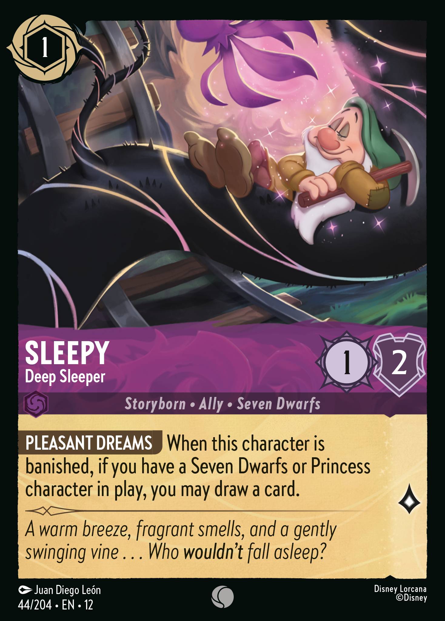 Sleepy Wilds Unknown Lorcana Card Sleepy Wilds Unknown Lorcana Card