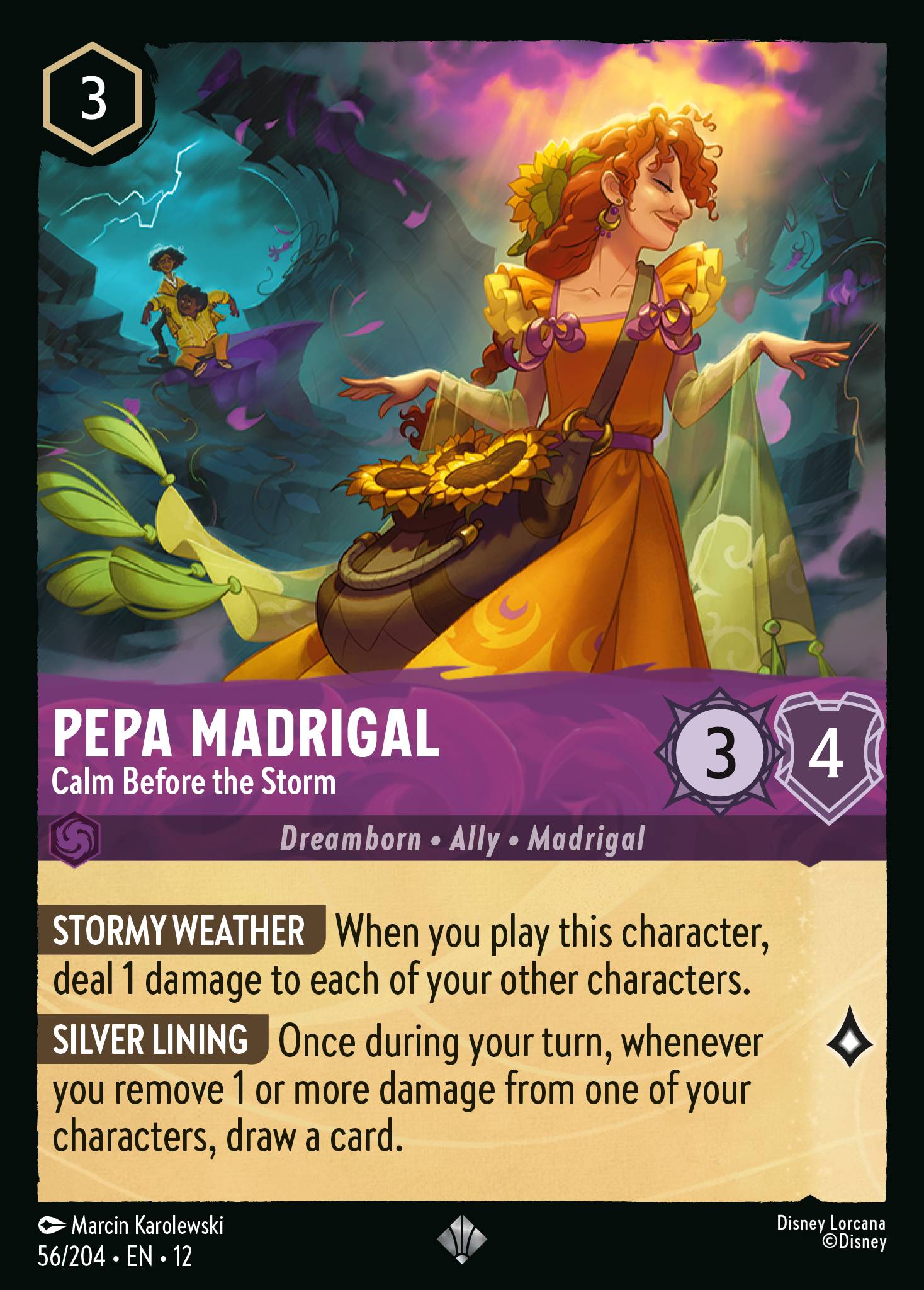 Pepa Madrigal Wilds Unknown Lorcana Card Pepa Madrigal Wilds Unknown Lorcana Card