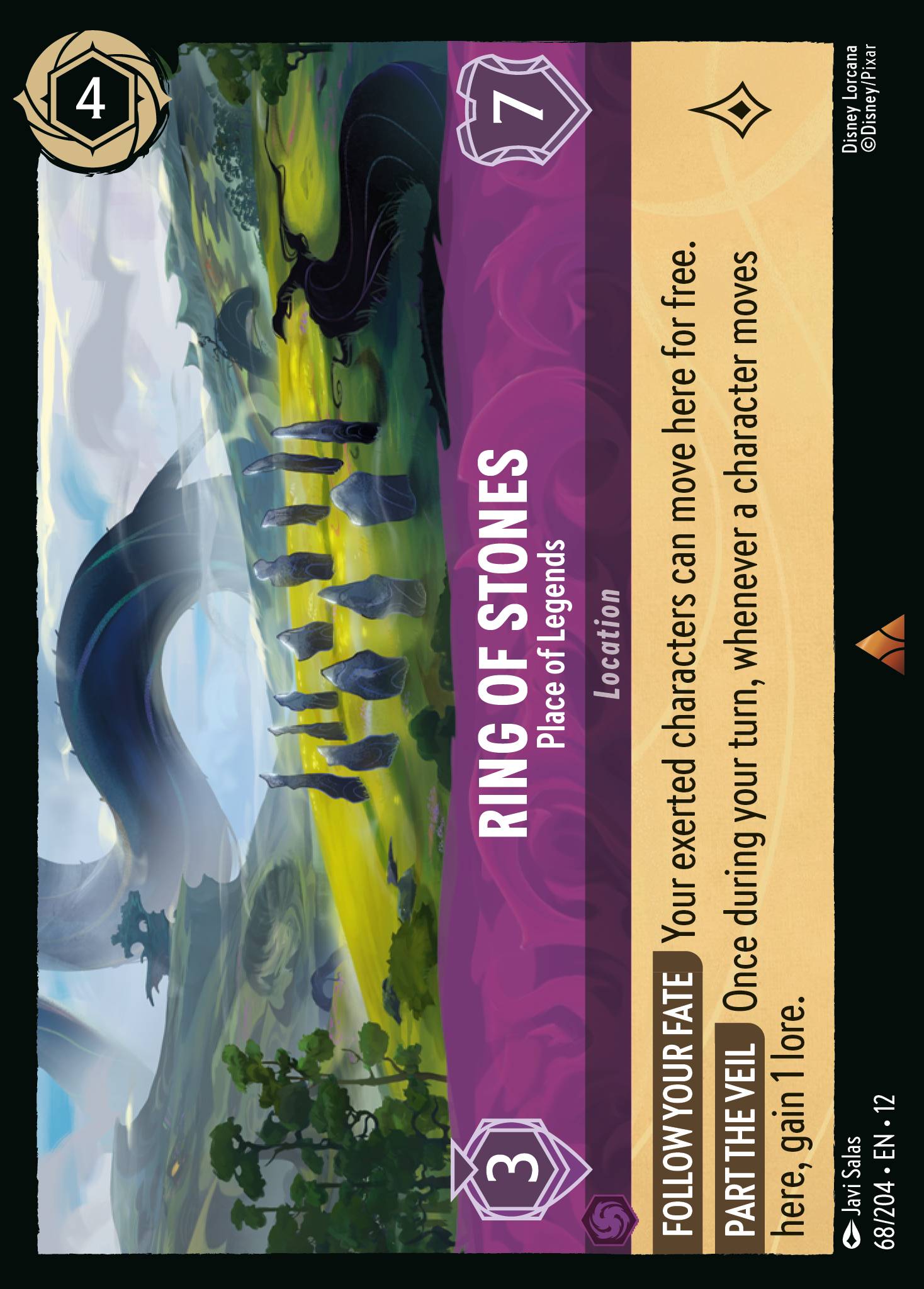 Ring of Stones Wilds Unknown Lorcana Card Ring of Stones Wilds Unknown Lorcana Card