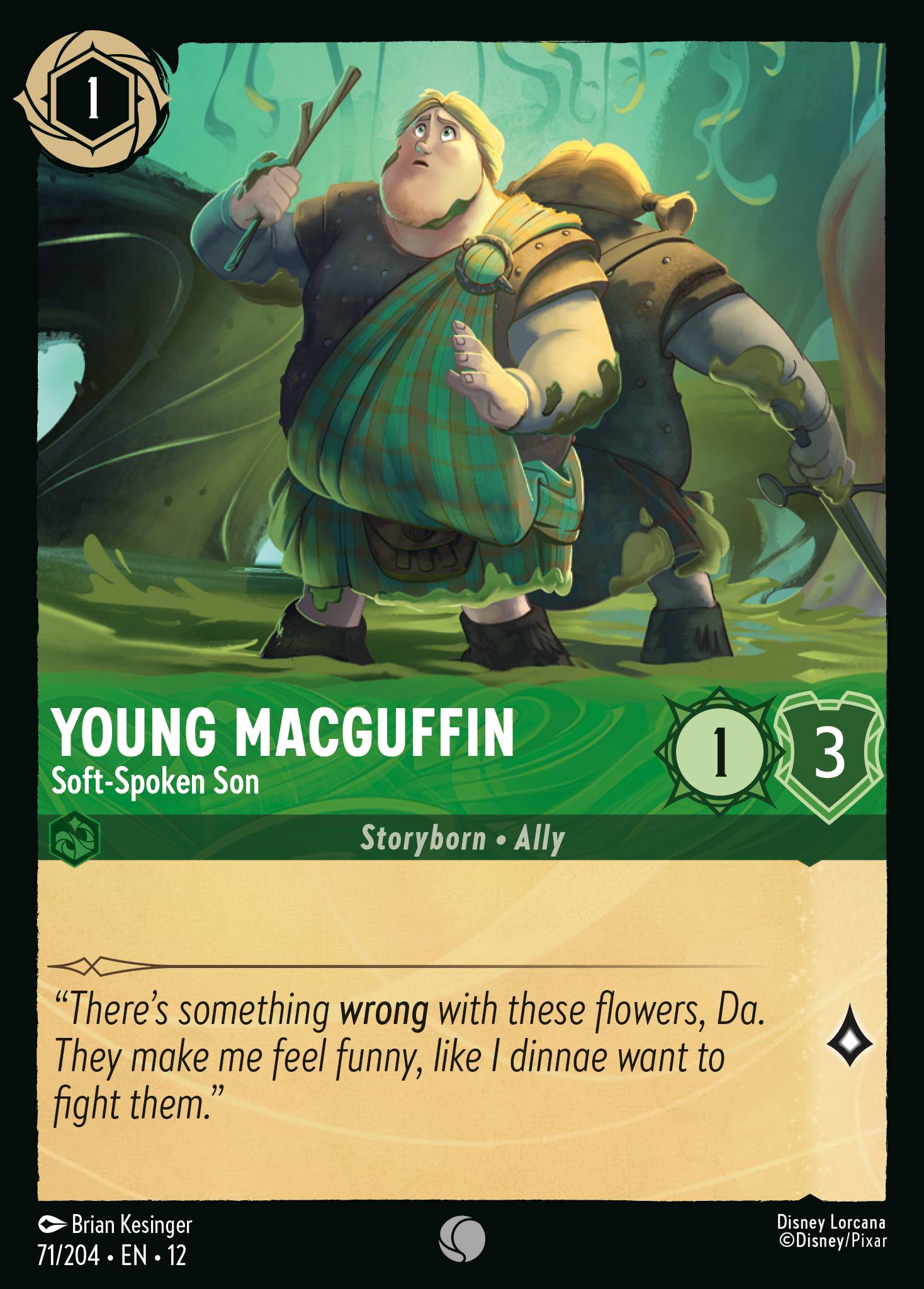 Young MacGuffin Wilds Unknown Lorcana Card Young MacGuffin Wilds Unknown Lorcana Card