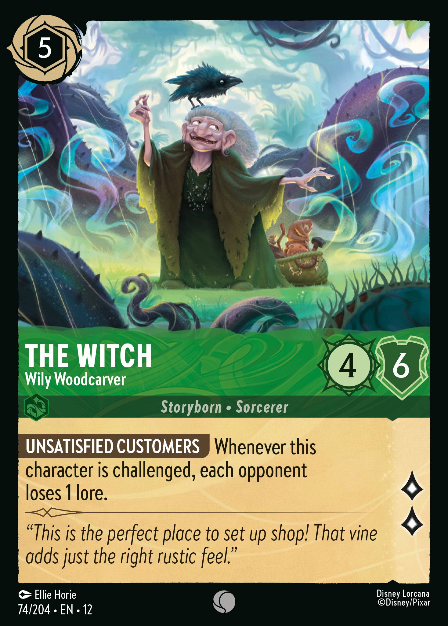 The Witch Wilds Unknown Lorcana Card The Witch Wilds Unknown Lorcana Card