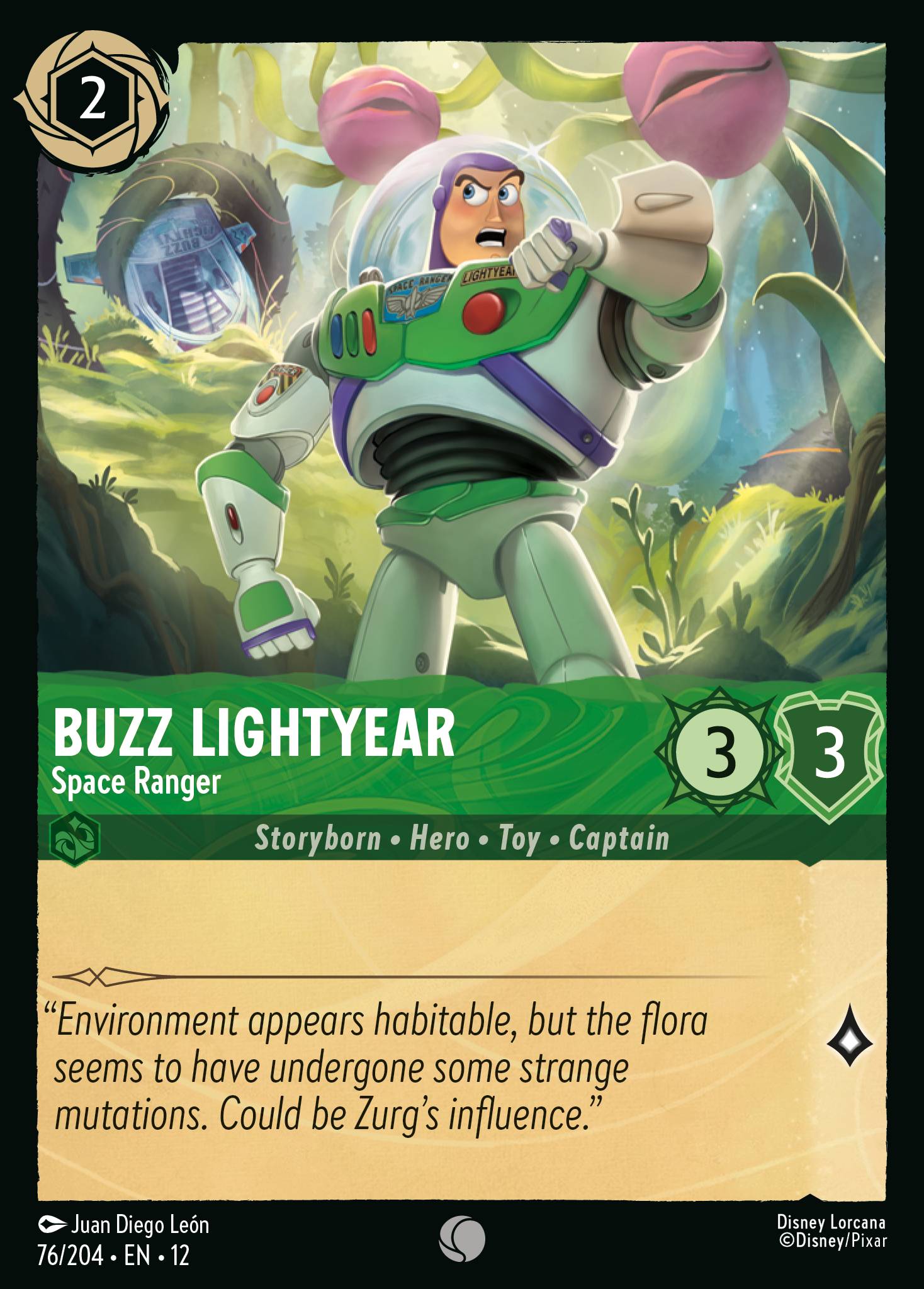 Buzz Lightyear Wilds Unknown Lorcana Card Buzz Lightyear Wilds Unknown Lorcana Card