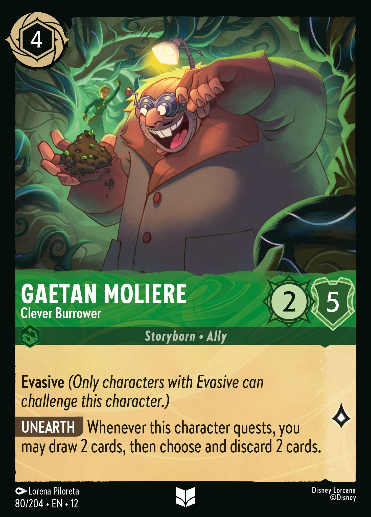 Gaetan Moliere Wilds Unknown Lorcana Card Gaetan Moliere Wilds Unknown Lorcana Card