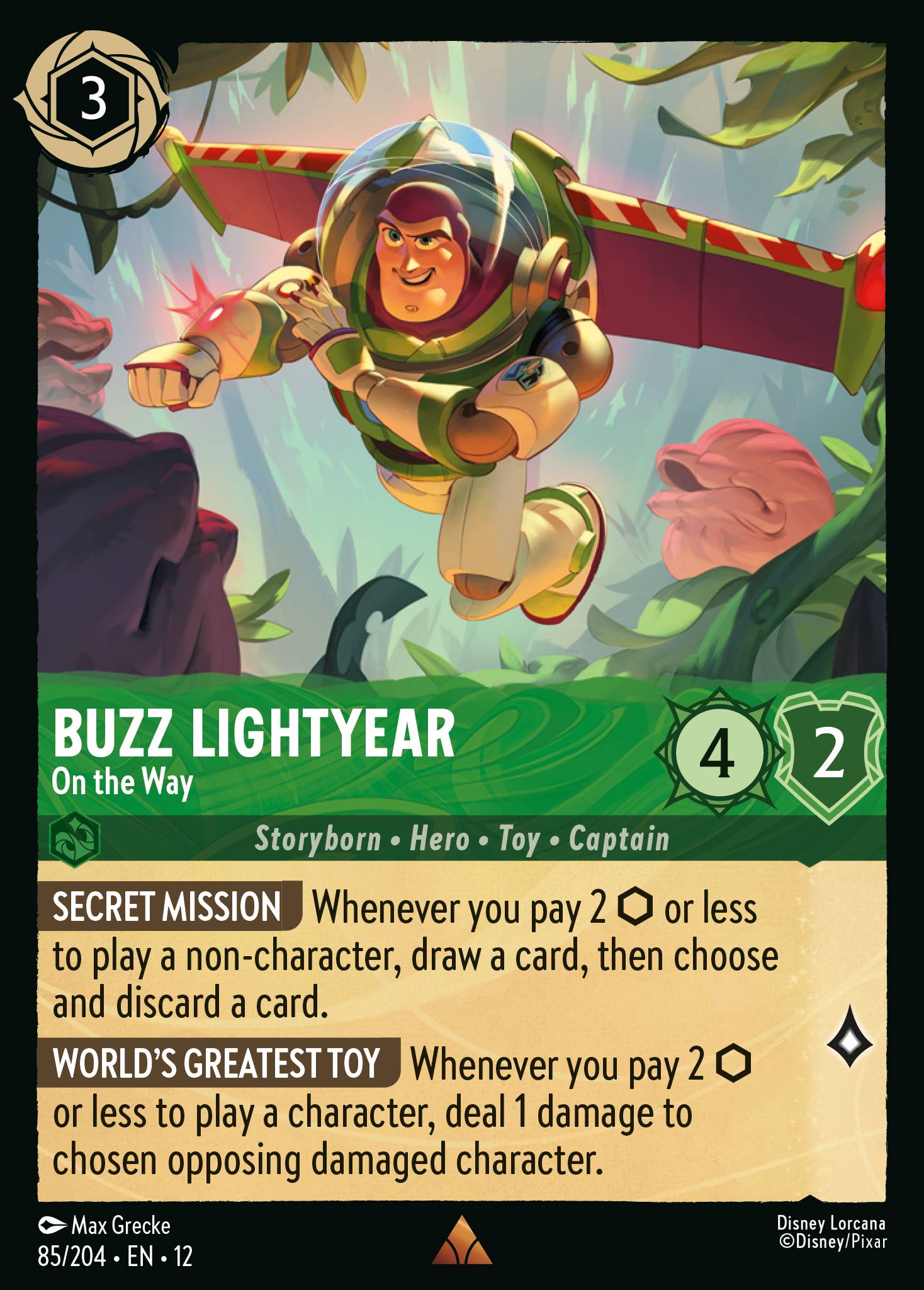 Buzz Lightyear Wilds Unknown Lorcana Card Buzz Lightyear Wilds Unknown Lorcana Card