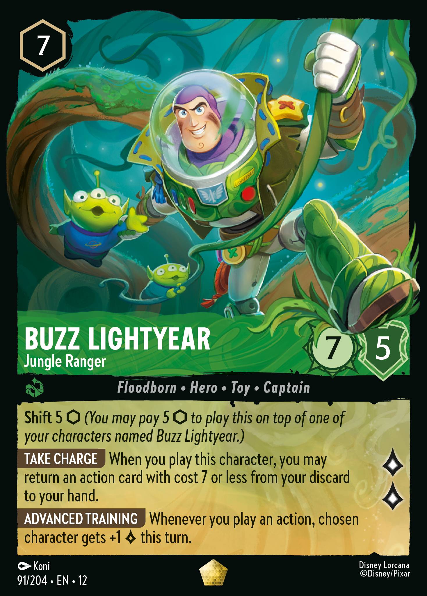 Buzz Lightyear Wilds Unknown Lorcana Card Buzz Lightyear Wilds Unknown Lorcana Card