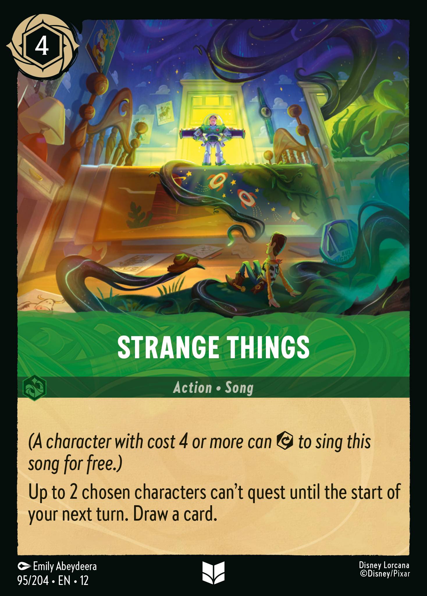 Strange Things Wilds Unknown Lorcana Card Strange Things Wilds Unknown Lorcana Card