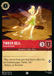 Tinker Bell Whispers in the Well Card List