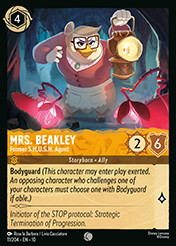 Mrs. Beakley Whispers in the Well Card List