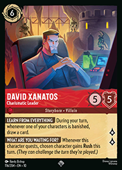David Xanatos Whispers in the Well Card List