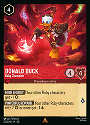 Donald Duck Whispers in the Well Card List