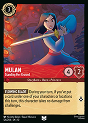 Mulan Whispers in the Well Card List