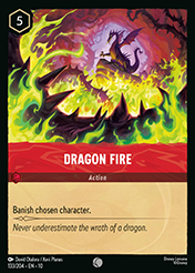 Dragon Fire Whispers in the Well Card List