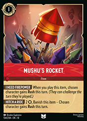 Mushu's Rocket Whispers in the Well Card List