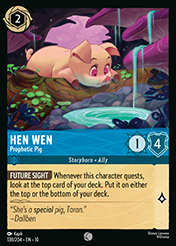 Hen Wen Whispers in the Well Card List