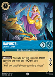 Rapunzel Whispers in the Well Card List