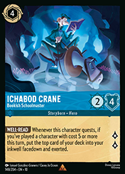 Ichabod Crane Whispers in the Well Card List