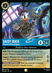 Daisy Duck Whispers in the Well Card List